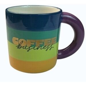 Tabitha Brown Rainbow Coffee Business Mug Stoneware Dishwasher‎ Microwave Safe